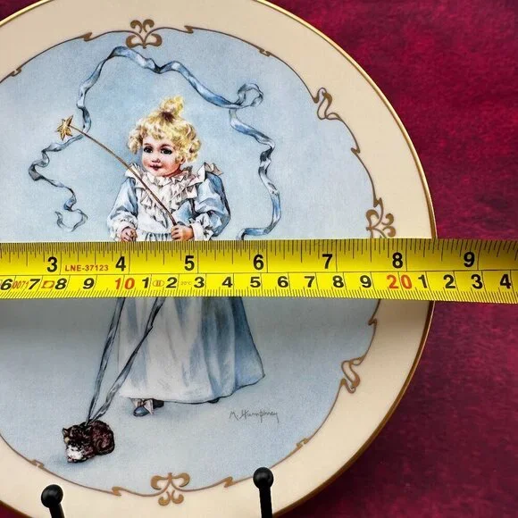 VINTAGE "LITTLE LADIES" BY MAUD HUMPHREY BOGART PLATE COLLECTION, PLATE # 2873A - Picture 8 of 8